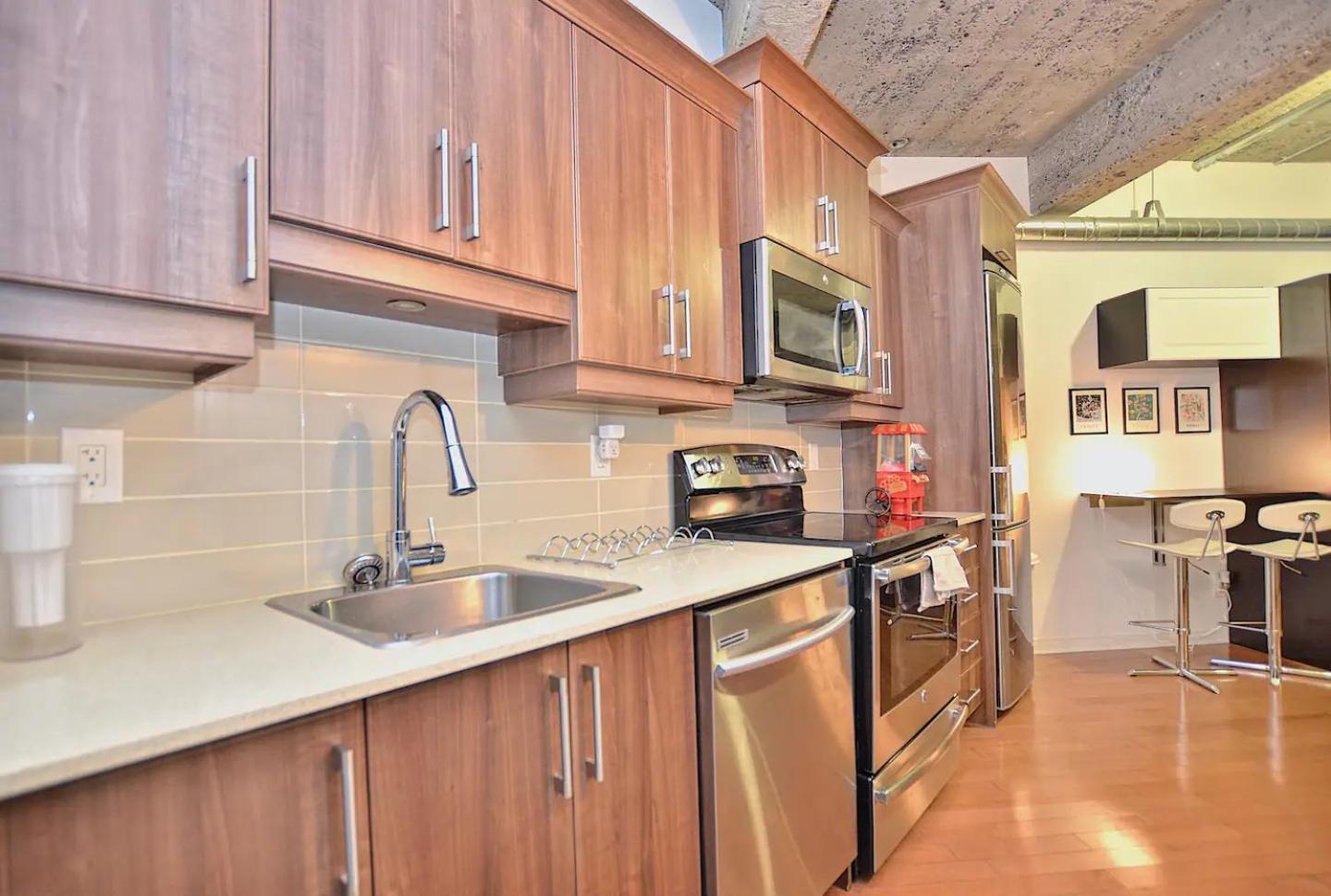Appartamento Stylish Urban Loft Downtown Montréal Esterno foto